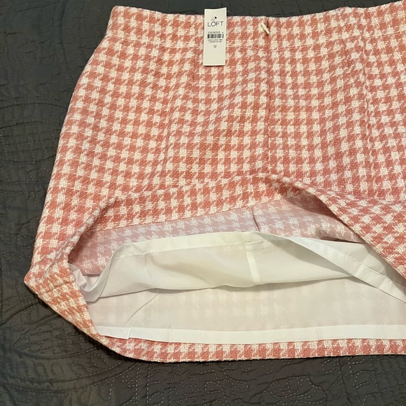 LOFT TWEED POCKET SHIFT SKIRT size 12 - Picture 5 of 6